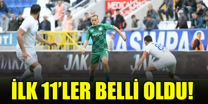 Konyaspor - Kasımpaşa | İLK 11'LER!