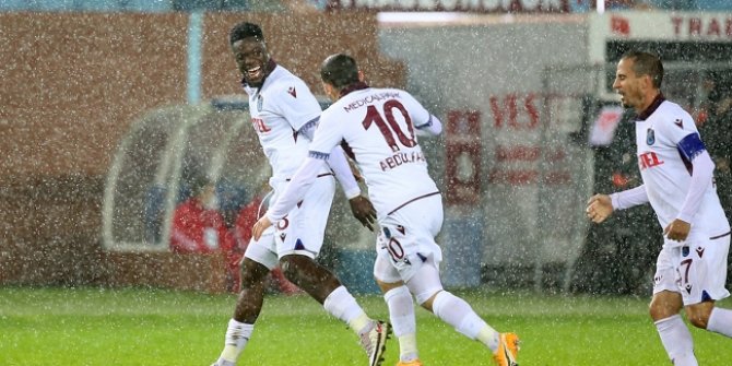 Trabzonspor hasreti bitirdi