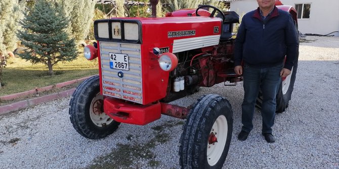 Baba yadigarı traktöre 27 yıl sonra yeniden kavuştu