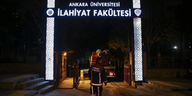Ankara Üniversitesi İlahiyat Fakültesi'nde yangın