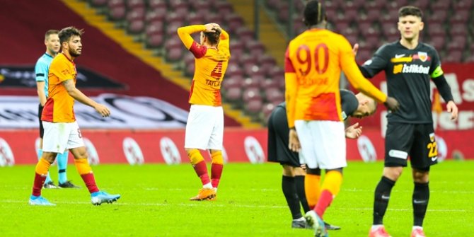 Galatasaray'da seri bozuldu
