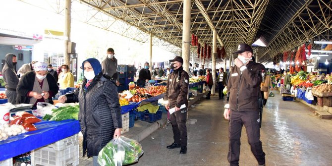Muğla'da polis, oturma yerlerine güvenlik şeridi çekti