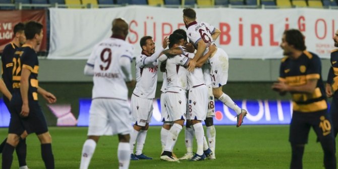 Trabzonspor Ankara'da kazandı