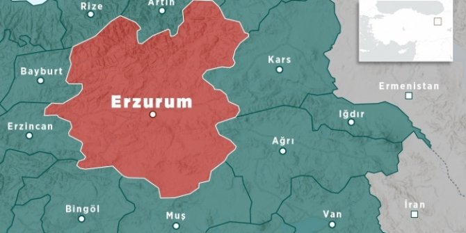 Erzurum'da 3,5 büyüklüğünde deprem
