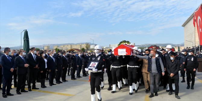 Konya Emniyet Müdürü Mustafa Aydın, Anamur şehidinin cenazesine katıldı