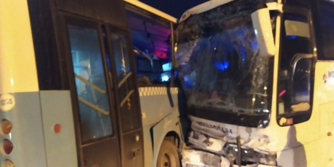 Kütahya’da otobüsler çarpıştı: 10 yaralı