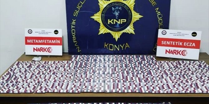 Konya'da uyuşturucu operasyonunda 11 zanlı yakalandı