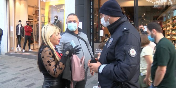 İstiklal Caddesi'nde yine aynı manzara