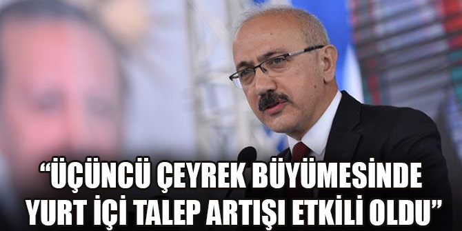 Elvan: Üçüncü çeyrek büyümesinde yurt içi talep artışı etkili oldu