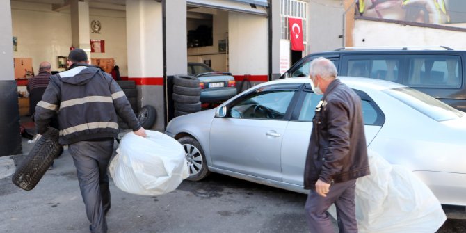 Lastikçilerde 1 Aralık yoğunluğu