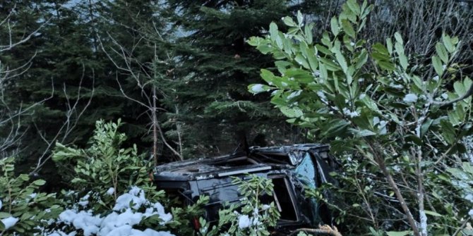 Giresun’da trafik kazası: 1 ölü, 2 yaralı