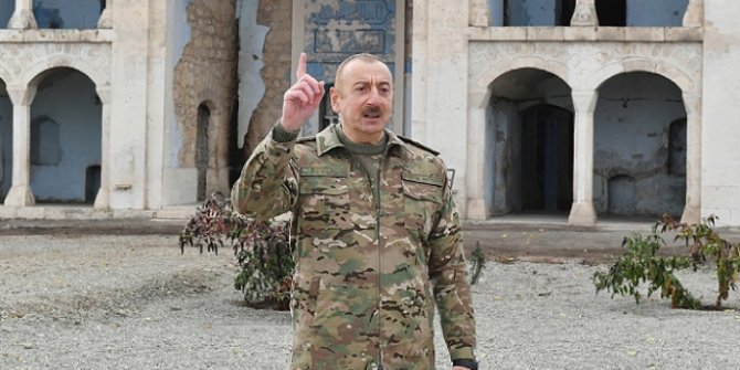 Aliyev: Camilere domuz kafası atanlar mı bize ders verecek?