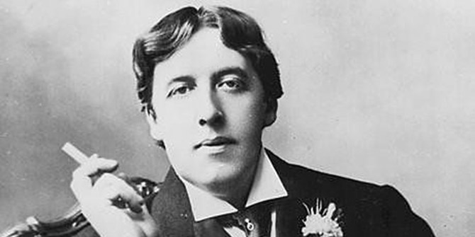 Oscar Wilde committed suicide saying 'one of us must go'