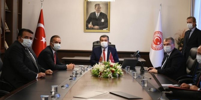 Milletvekilleri Ceylan ve Kaya, Sağlık Bakanı Koca’yı ziyaret etti