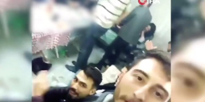 Bağ evinde sosyal mesafesiz maskesiz eğlence yaptılar