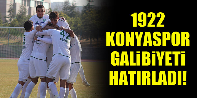 1922 Konyaspor galibiyeti hatırladı!