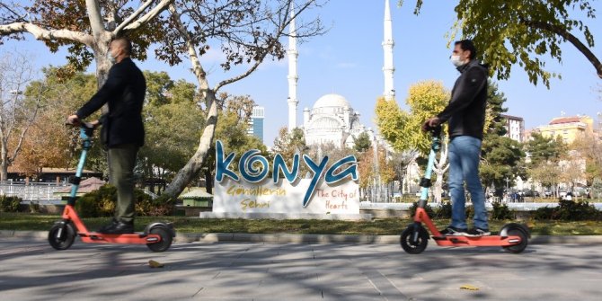 Konya’da elektrikli scooter dönemi