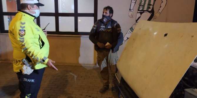 Bu sürücüye ne sorulsa yok dedi, polis de 6 bin 79 TL ceza kesti