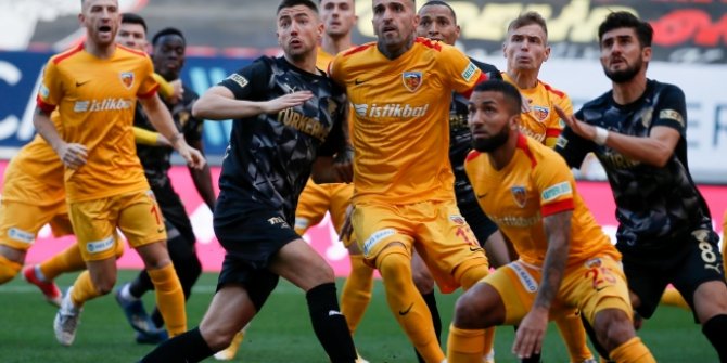 Göztepe ile Kayserispor puanları paylaştı