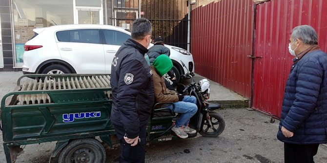 Kısıtlama denetiminde yakalanan hırsızlar: Bilsek çıkar mıydık?