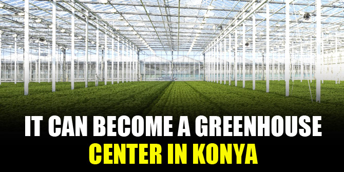 It can become a greenhouse center in Konya