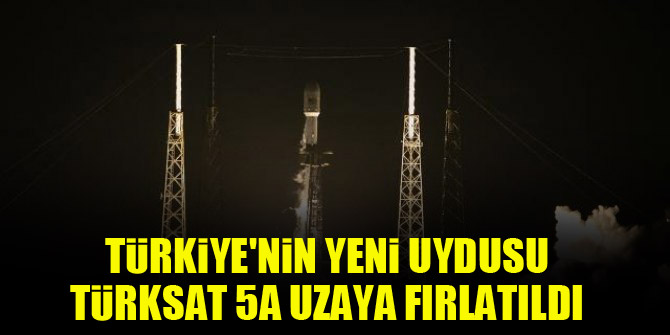 Türkiye'nin yeni uydusu Türksat 5A uzaya fırlatıldı