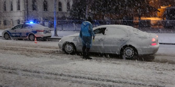 Sivas’ta kar sevinci