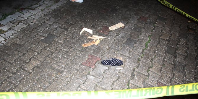 Soba kovası hazırlamak isteyen kadın, ikinci kattan beton zemine düştü