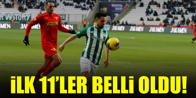 Konyaspor - Göztepe | İLK 11'LER