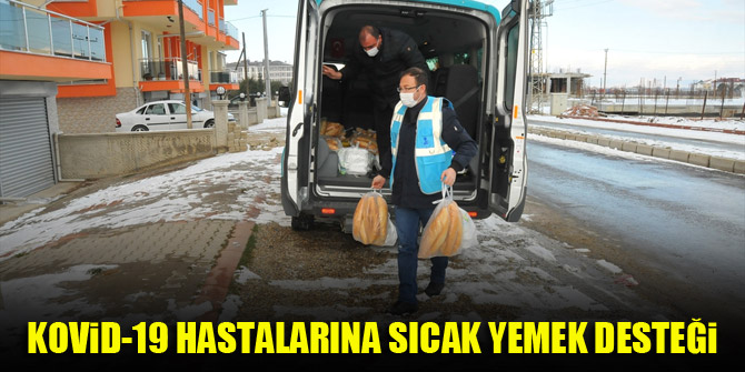 Kovid-19 hastalarına sıcak yemek desteği