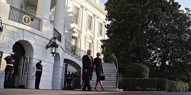 ABD Başkanı Donald Trump Beyaz Saray'dan ayrıldı