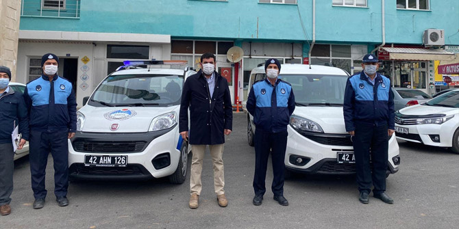 Hüyük Belediyesi'nin araç filosu güçlendi