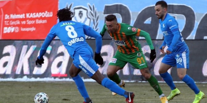 Erzurumspor evinde galibiyeti unuttu