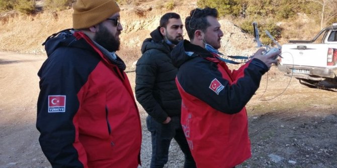Kayıp alzaymır hastası drone ile arandı