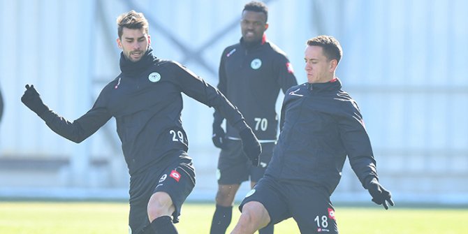 Konyaspor, Antalyaspor maçının hazırlıklarını tamamladı