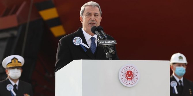 Bakan Akar: Yunanistan'la yapacağımız görüşmelerle meselelerin çözüme ulaşılmasını umuyoruz
