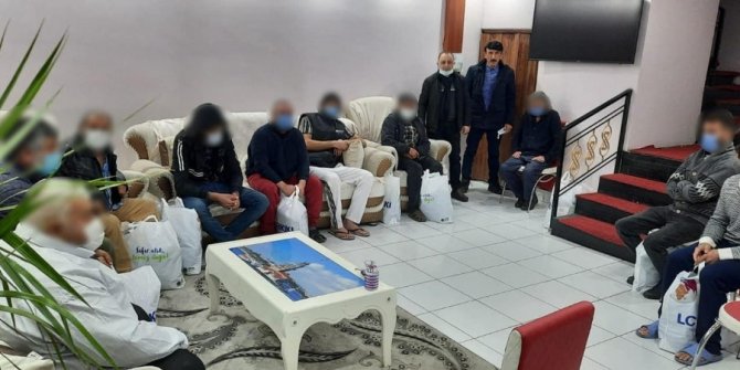 Erzincan’da sokakta yaşayan evsizler otellere yerleştirildi