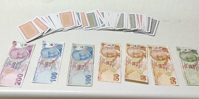 Konya'da kumar oynayan 6 kişiye para cezası
