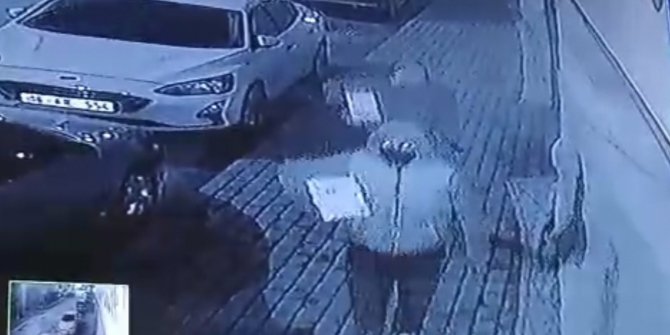 Isıtıcı hırsızları güvenlik kamerasında