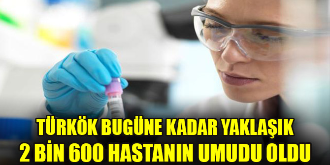 TÜRKÖK bugüne kadar yaklaşık 2 bin 600 hastanın umudu oldu