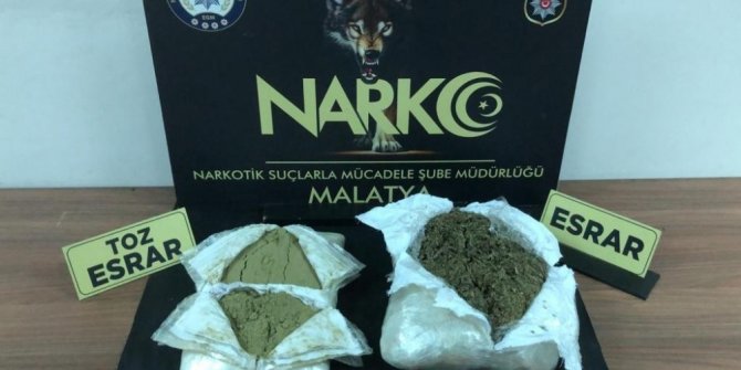 Malatya polisinden uyuşturucu tacirlerine darbe üstüne darbe