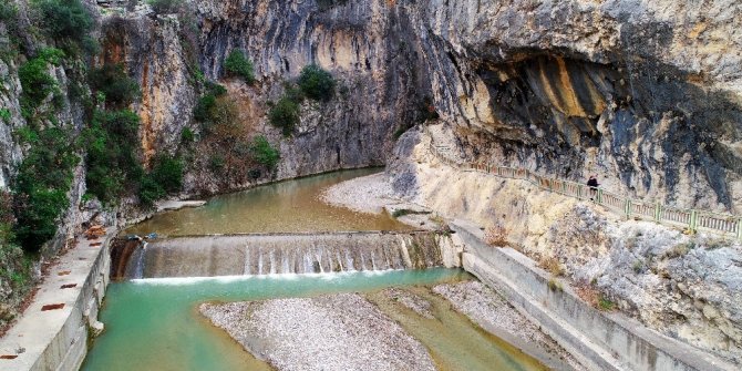 Kapıkaya Kanyonu görsel şölen sunuyor