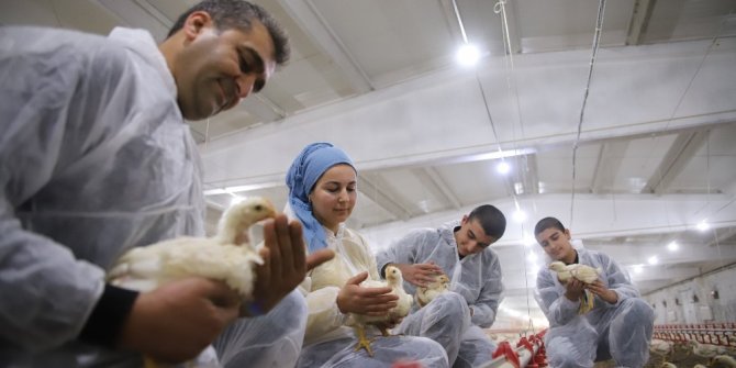 Devletten aldığı destekle çiftlik sahibi oldu