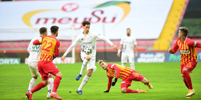 Konyaspor uzatmalarda 2 attı 2 yedi