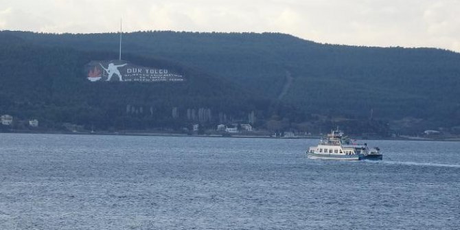Kuzey Ege'de feribot seferlerine fırtına engeli