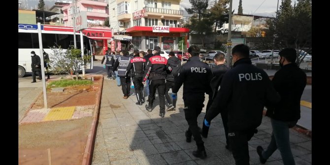 Kahramanmaraş'ta aranan 46 kişi yakalandı, 22'si tutuklandı
