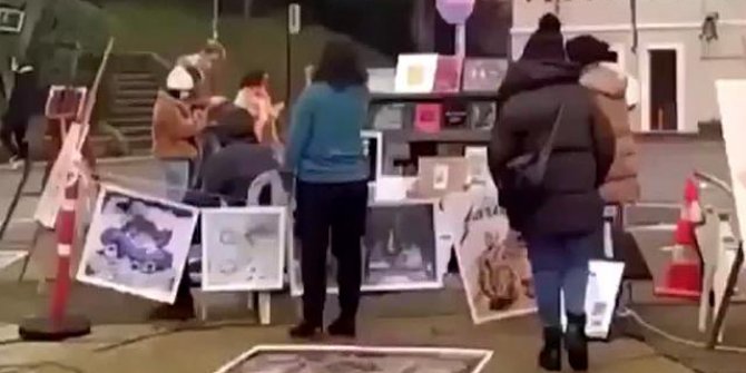Kabe fotoğrafını yere seren 2 kişiye tutuklama talebi7