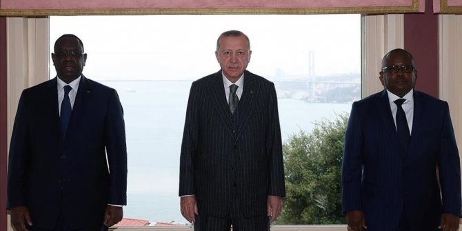 Turkish president meets Guinea-Bissau, Senegal leaders