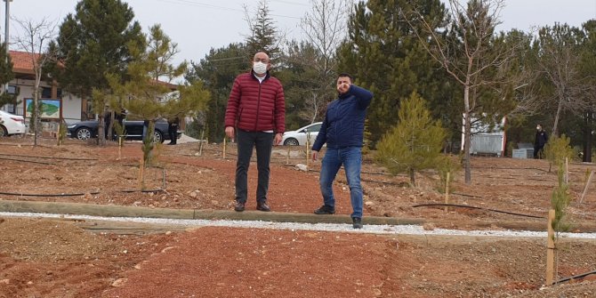 Meram Belediyesi Dutlu Millet Bahçesi'nde revizyon çalışması başlattı