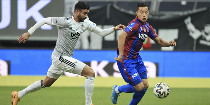 Trabzonspor zorlu maçta Beşiktaş'ı mağlup etti